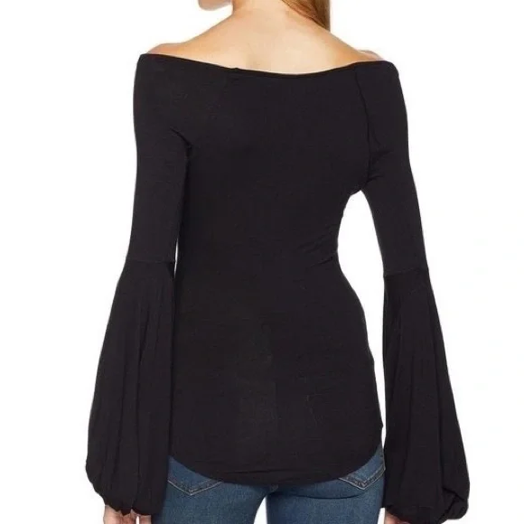 ❌SOLD❌ Free People Black To The Tropics Top Sz S - Picture 4 of 13